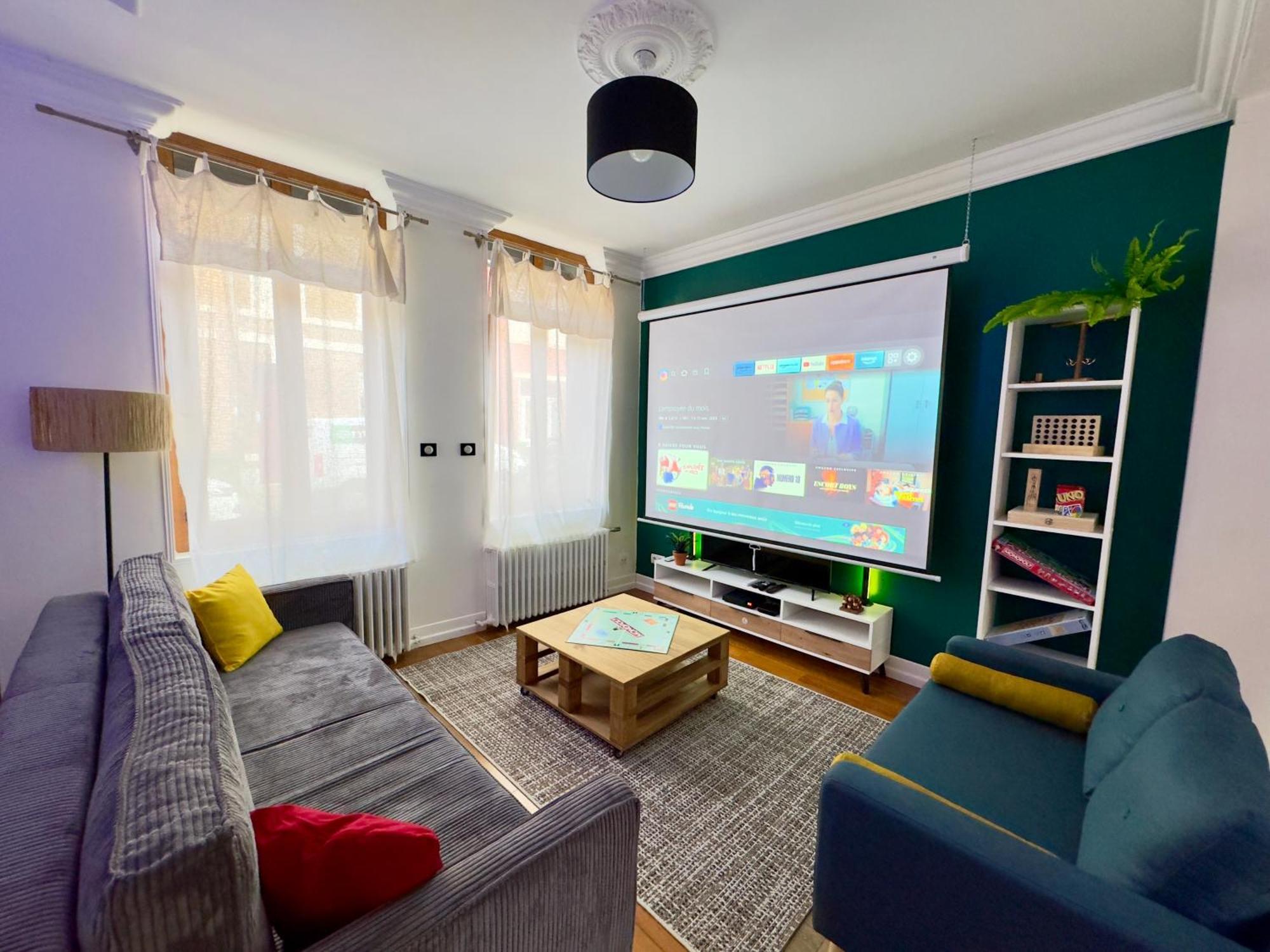 Maison 3Ch - Cinema - Game Room - Parking - Gare Ам'єн Екстер'єр фото
