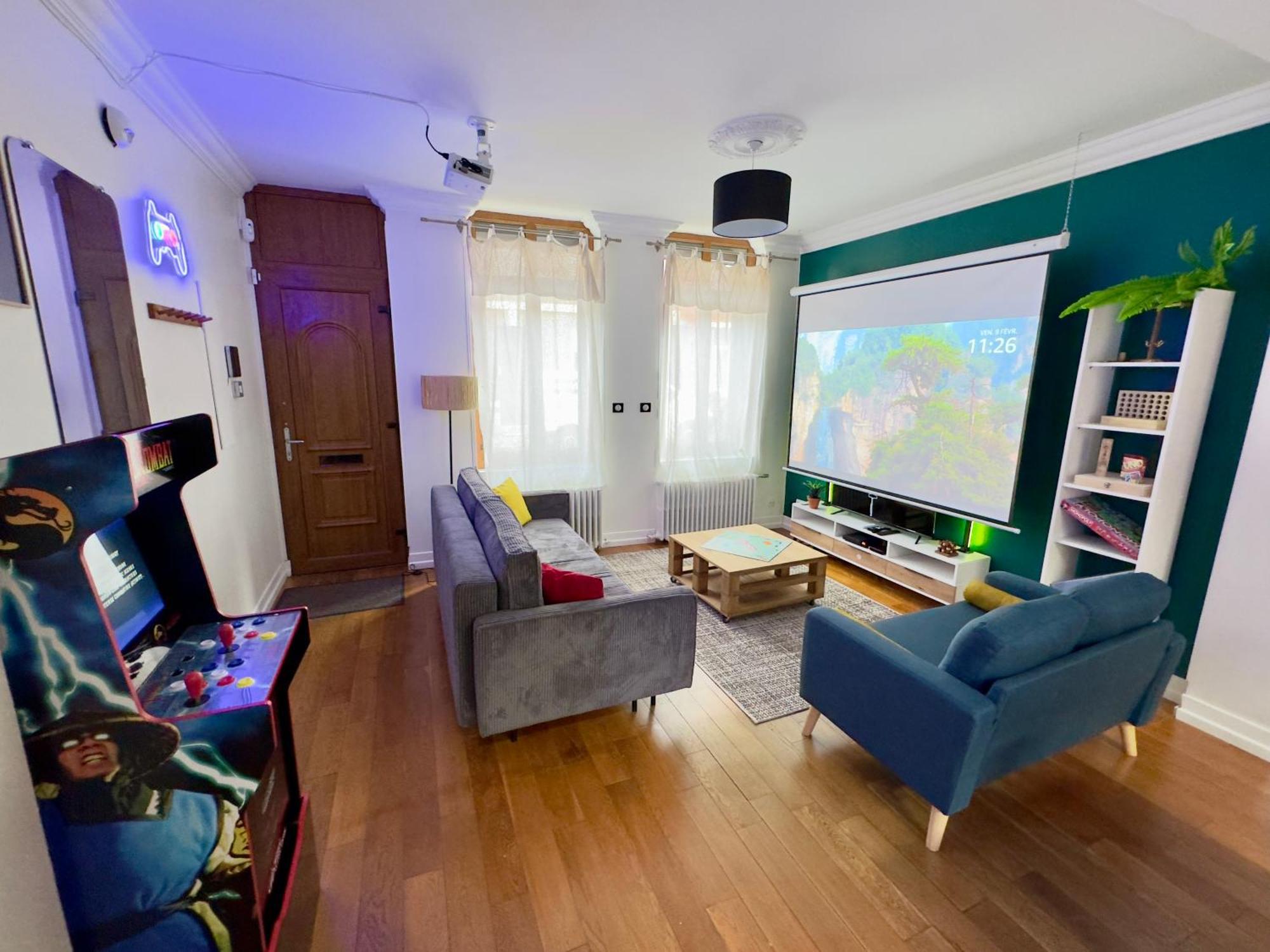 Maison 3Ch - Cinema - Game Room - Parking - Gare Ам'єн Екстер'єр фото